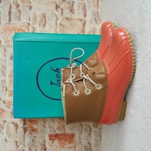 New Jack Rogers Chloe Duck Rain Boots